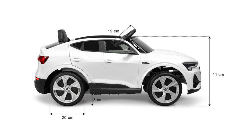 Акумулаторен Автомобил Audi Etron Spоrtback Бял Caretero Toyz