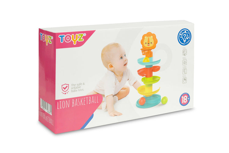 Образователна Играчка - Баскетболна Топка С Лъв Caretero Toyz