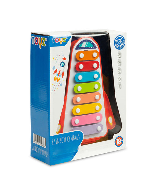 Educational Toy - Rainbow Cymbals Caretero Toyz