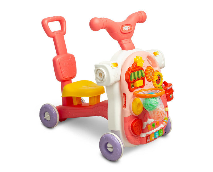 Multifunctional Walker 5In1 Pink Caretero Toyz