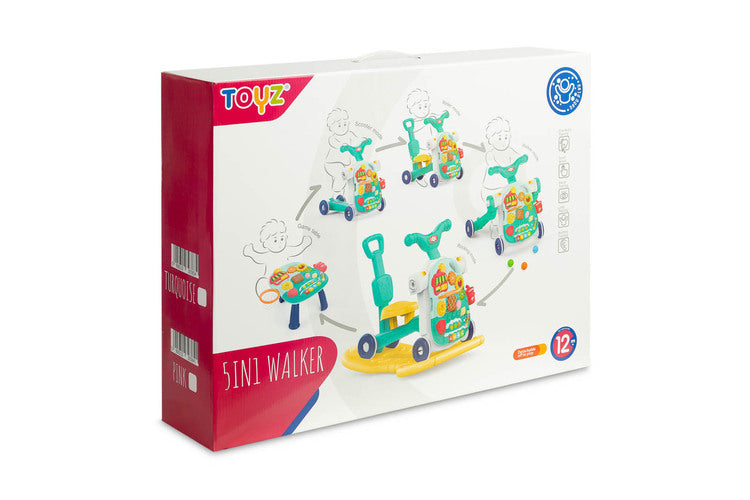 Многофункционална Проходилка 5В1 Pink Caretero Toyz