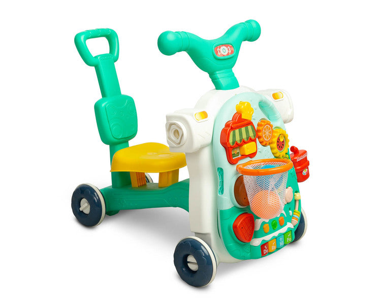 Multifunctional Walker 5in1 Turquoise Caretero Toyz