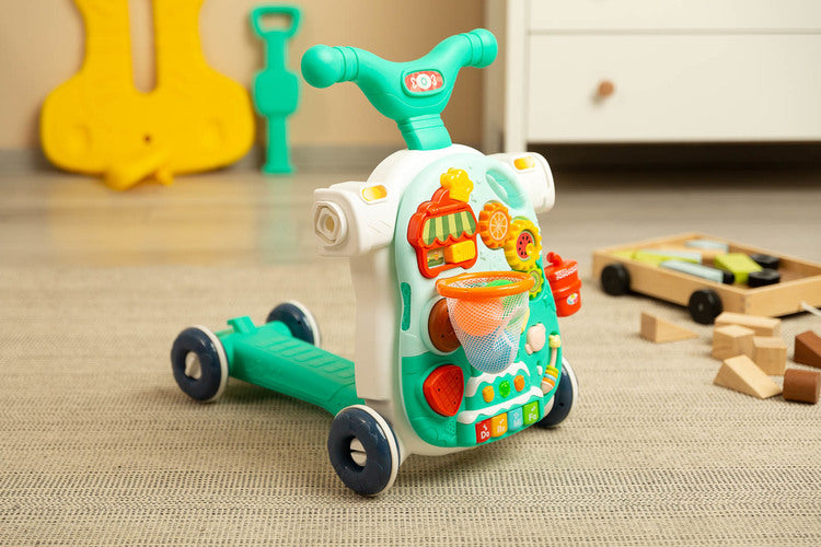 Multifunctional Walker 5in1 Turquoise Caretero Toyz