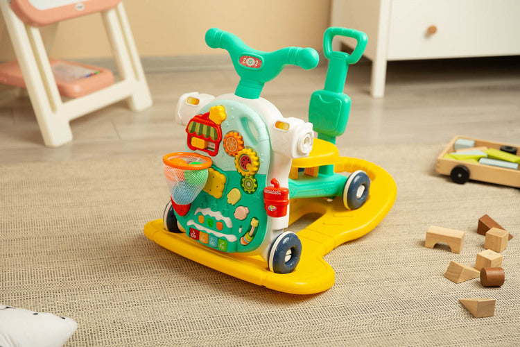 Multifunctional Walker 5in1 Turquoise Caretero Toyz