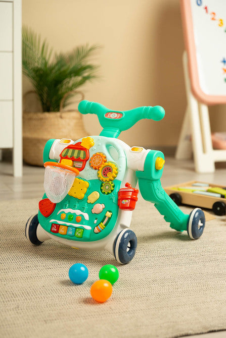 Multifunctional Walker 5in1 Turquoise Caretero Toyz