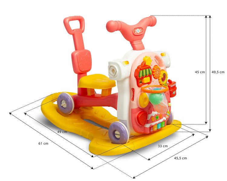 Мултифункционална Проходилка 5В1 Turquise Caretero Toyz