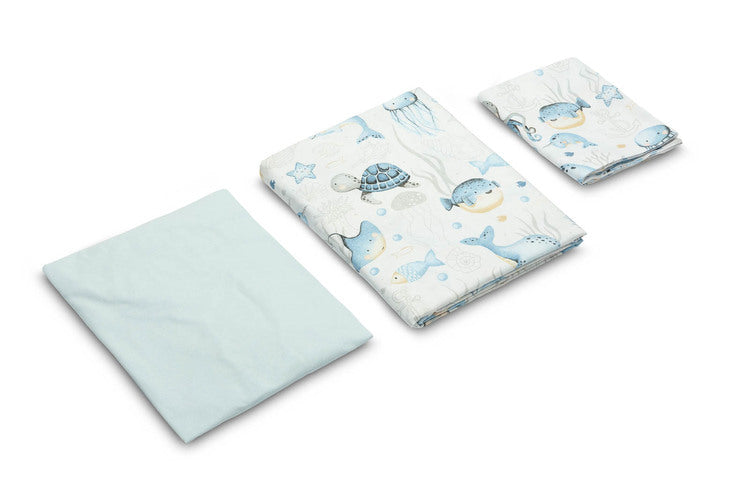 Bedding Set 3 Pieces Sea World 100x135cm