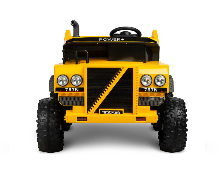 Battery-operated Dump Truck Yellow Caretero Toyz