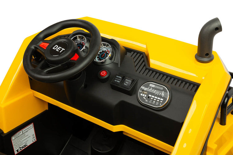Battery-operated Dump Truck Yellow Caretero Toyz