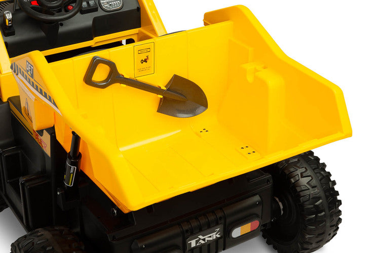 Battery-operated Dump Truck Yellow Caretero Toyz