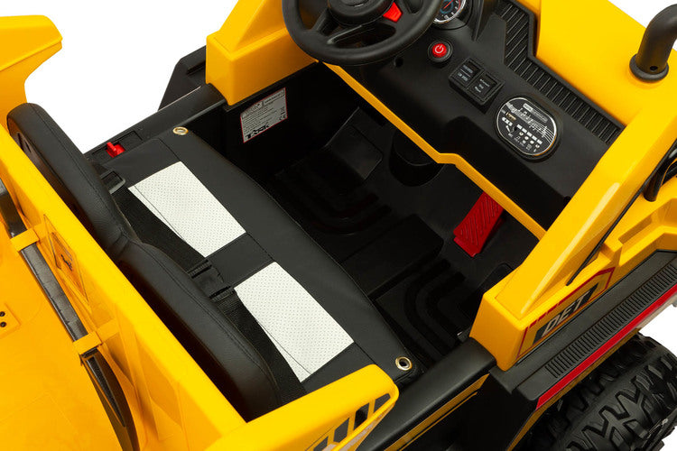 Battery-operated Dump Truck Yellow Caretero Toyz