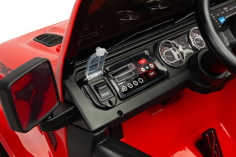 Autoturism cu baterie Off-Road Jeep Rubicon Red Caretero Toyz