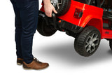 Autoturism cu baterie Off-Road Jeep Rubicon Red Caretero Toyz