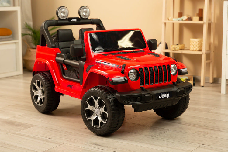 Autoturism cu baterie Off-Road Jeep Rubicon Red Caretero Toyz