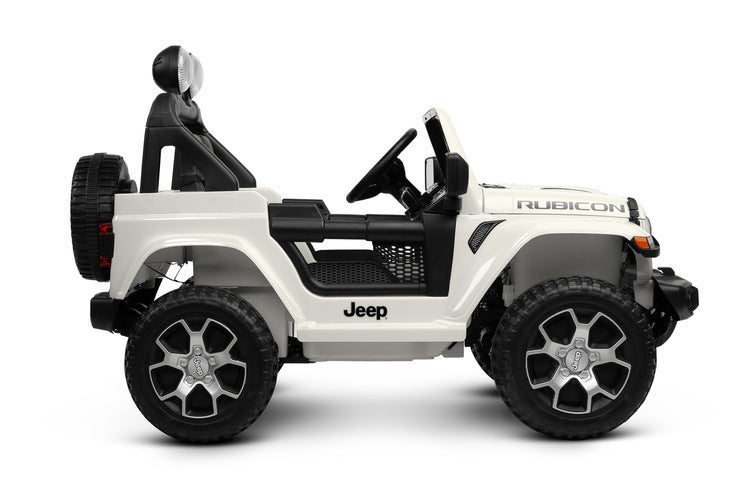Офроуд Акумулаторен Автомобил Jeep Rubicоn Бял Caretero Toyz