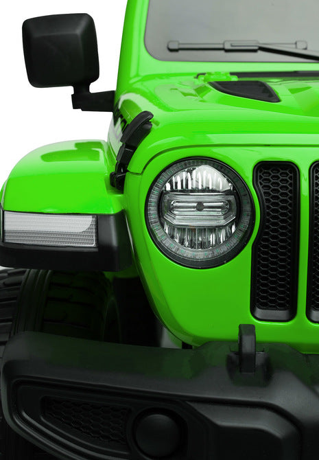 Autoturism cu baterie off-road Jeep Rubicon Green Caretero Toyz