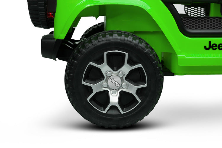 Autoturism cu baterie off-road Jeep Rubicon Green Caretero Toyz