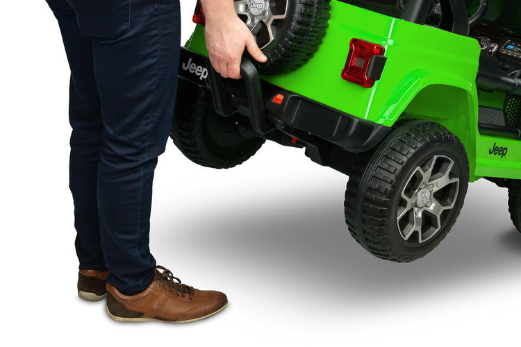 Autoturism cu baterie off-road Jeep Rubicon Green Caretero Toyz