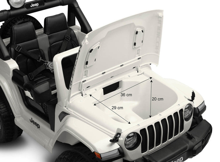 Офроуд Акумулаторен Автомобил Jeep Rubicоn Бял Caretero Toyz