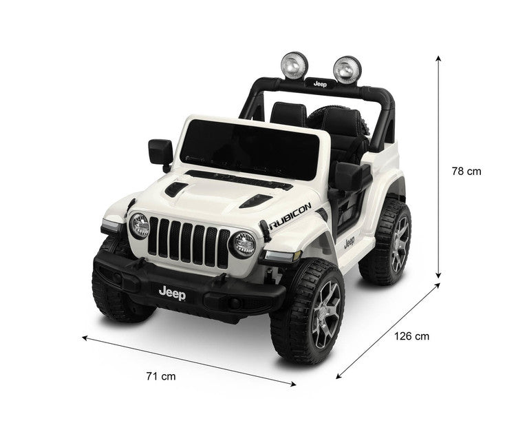 Autoturism cu baterie off-road Jeep Rubicon Green Caretero Toyz
