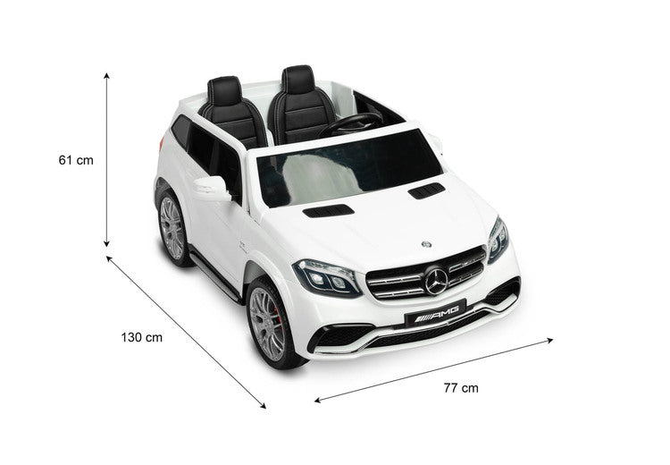Акумулаторна Кола Mercedes Gls63 Бяла Caretero Toyz