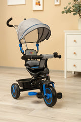 Tricycle With Parental Control Buzz Navy Caretero Toyz