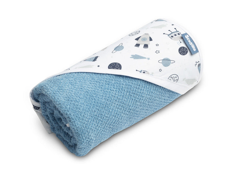Hooded Bath Towel Denim