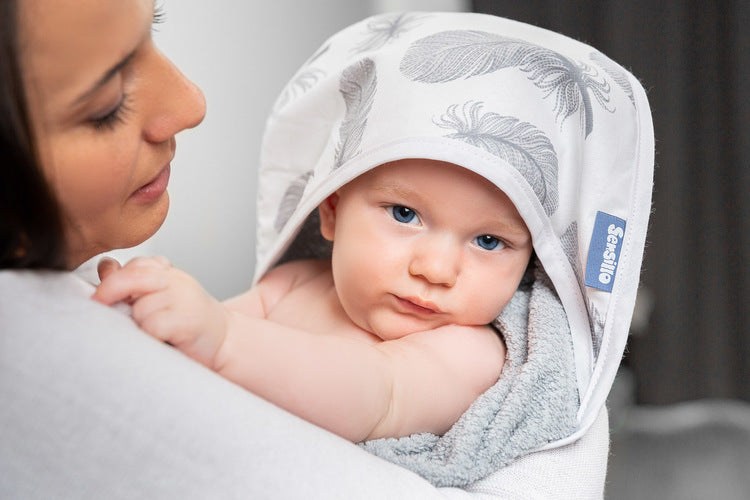 Hooded Bath Towel Denim