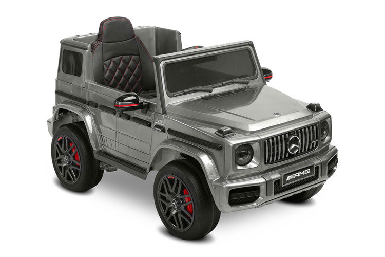 Battery Car Mercedes Benz G63 Amg Silver Caretero Toyz