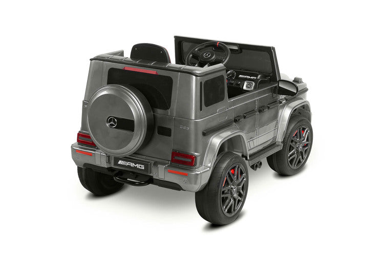 Battery Car Mercedes Benz G63 Amg Silver Caretero Toyz