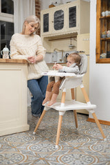 Tuva Pink Highchair Caretero