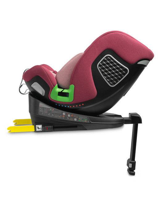 Scaun auto Kamptos i-Size IsoFix 0-36 kg Dirty Pink Caretero