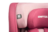 Столче За Кола Kamptos i-Size IsoFix 0-36Кг Dirty Pink Caretero