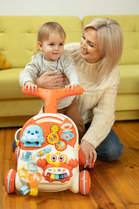 2in1 Baby Walker Spark Pink Caretero Toyz