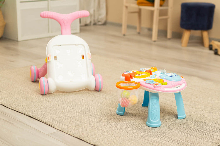 2in1 Baby Walker Spark Pink Caretero Toyz