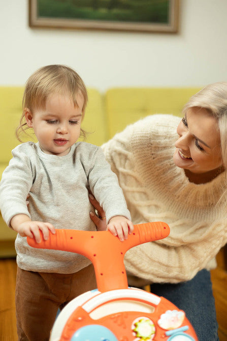 2in1 Baby Walker Spark Grey Caretero Toyz