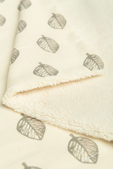 Eco Blanket 80x100cm Leaves Plush Sensillo