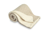 Blanket Lace And Plush 80x100cm Linen