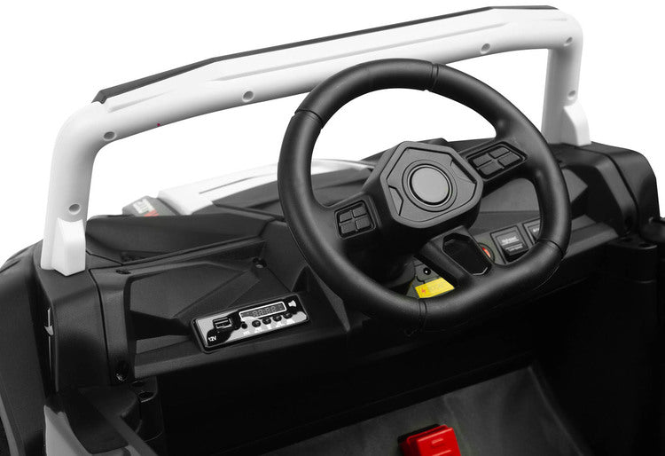 Battery-operated Car Axel White Caretero Toyz