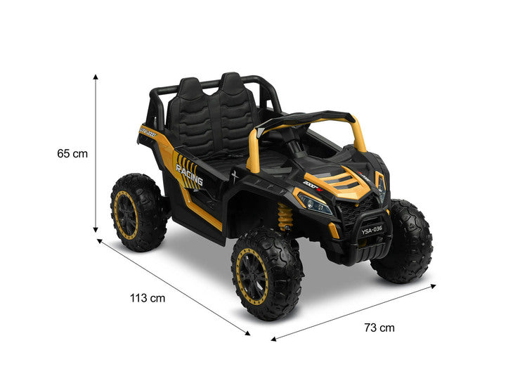 Battery-operated Car Axel White Caretero Toyz
