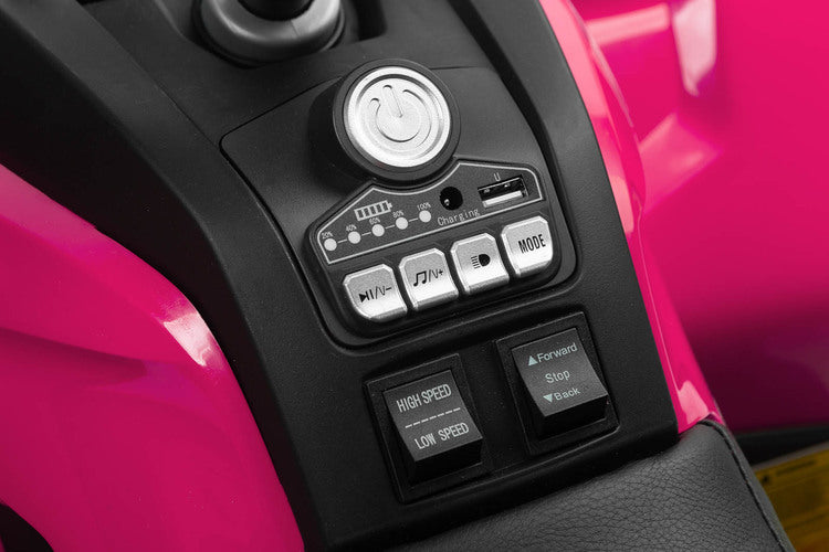 Cu baterii Quad Gigant Pink Caretero Toyz