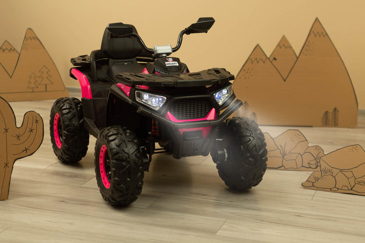 Cu baterii Quad Gigant Pink Caretero Toyz