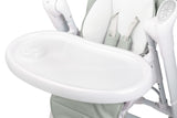 Столче За Хранене и Електрическа Люлка 2в1 Индиго Light Grey Caretero