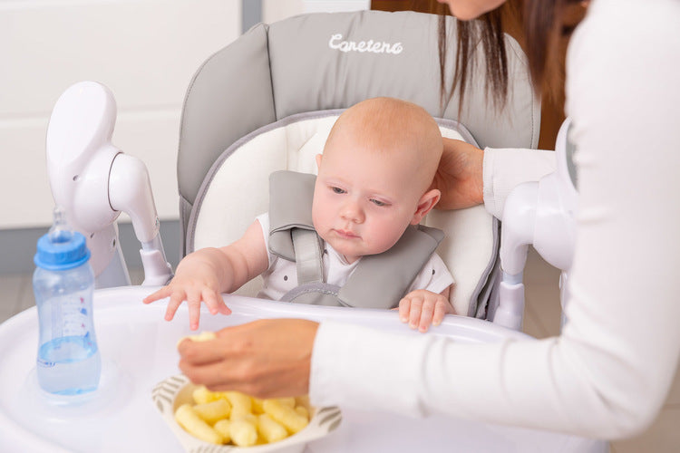Highchair and Electric Swing 2in1 Indigo Grey Caretero