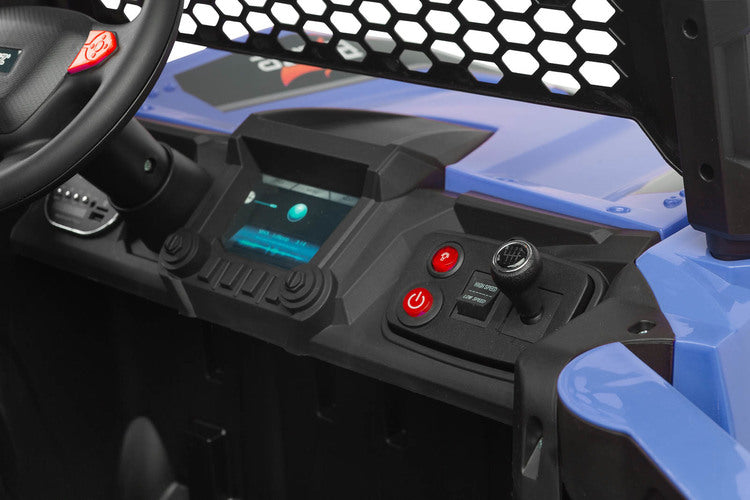 Vehicul off-road alimentat cu baterie Blaze Blue Caretero Toyz