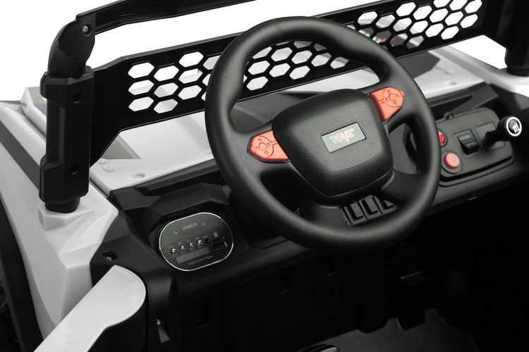 Vehicul off-road alimentat cu baterie Blaze White Caretero Toyz