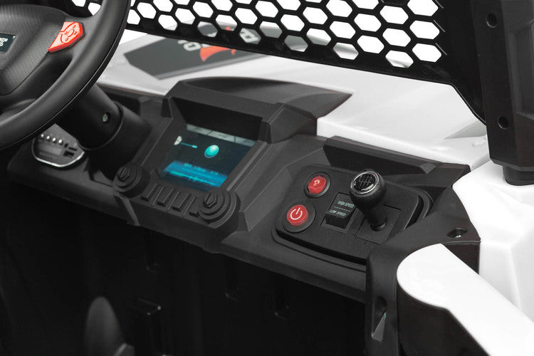 Vehicul off-road alimentat cu baterie Blaze White Caretero Toyz