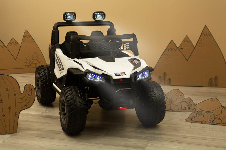 Vehicul off-road alimentat cu baterie Blaze White Caretero Toyz