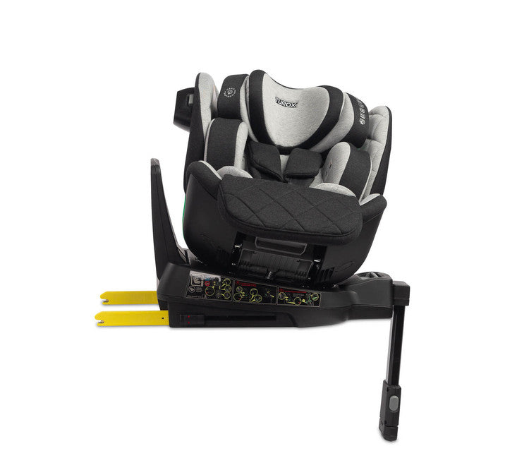 Столче За Кола Turox i-Size IsoFix 0-36Кг Grey Caretero