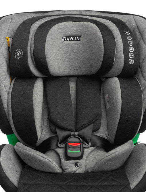 Столче За Кола Turox i-Size IsoFix 0-36Кг Graphite Caretero